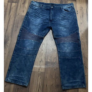 Vintage Rocawear Stretch Jeans Mens 48X32 Baggy Stretch Moto classic Fit Jeans